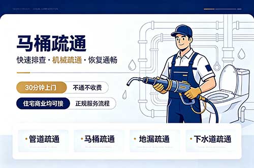 惠州马桶疏通